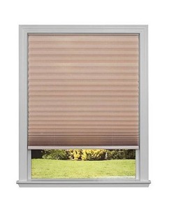 lot 27261 image: pleated shade brown 36x72 3pack