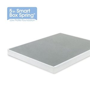 lot 27271 image: Zinus 5 Inch Low Profile Smart Box SpringMattress FoundationStrong Steel structureEasy assembly required, Full ( Not Inspected )