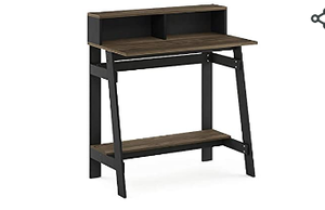 lot 27280 image: Furinno Simplistic A Frame Computer Desk, Columbia Walnut ( Not Inspected )