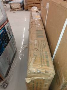 lot 27332 image: Deluxe Faux Leather Upholstered Platform bed
