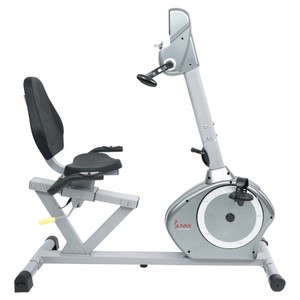 lot 27360 image: Sunny Health & Fitness SF-RB4631 Recumbent Exercise Bike, 350lb Capacity