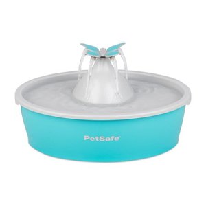 lot 27443 image: PetSafe Butterfly Dog & Cat Water Fountain �� Pet Drinking Fountain �� Best for Cats & Small Dogs �� 50 oz Capacity