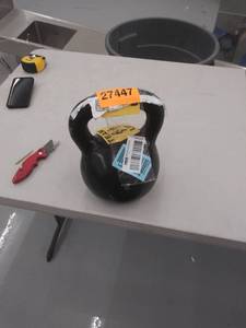 lot 27447 image: 60lb kettle bell