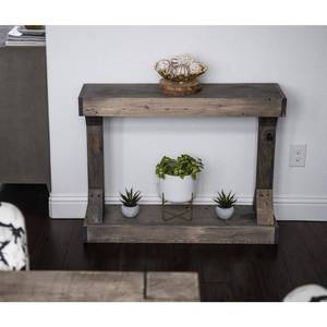 lot 27464 image: Barb Small Rustic Solid Wood Console Table by Del Hutson Designs - Retail$116.00 DAMAGED