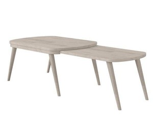 lot 7393 image: Carson Carrington Shorewood Modern Nesting Wood Cocktail Table - White Wash Finish