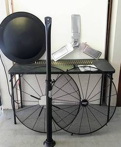 lot 301 image: 30 in. Industrial Ultra-Power Pedestal Fan w High Velocity Aluminum Blades & Adjustable Height - NO MOTOR
