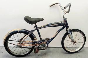 lot 303 image: RARE Vintage 15 K-Mart All-Pro Convertible Bicycle with Solid Rubber Tires