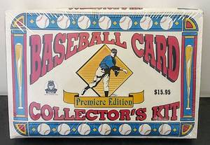 lot 310 image: Un-Opened  1990 Fleer Donruss Baseball Card Premiere Edition Collectors Kit