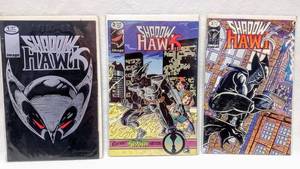lot 335 image: 1992 Image Comics Shadow Hawk No. 1, 2, & 3  Bagged & Boarded
