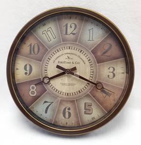 lot 366 image: from Firstime & Co.  12 Color Wheel Wall Clock
