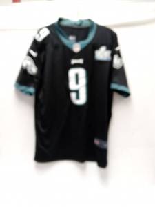 lot 374 image: Nike - 2017 Season Superbowl Eagles Jersey - #9 Foles - Size Large