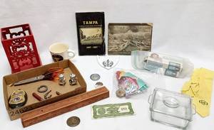 lot 388 image: Treasure Hunt Lot - Vintage Boy Scouts, Girl Scouts, Books on Kansas, Baseball Collectible & So Much More