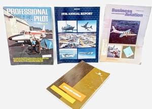 lot 409 image: 1970s Aircraft Publications (3) & A Private Pilot Workbook (Not Written In)