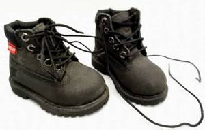 lot 419 image: Timberland 6587R Premium Waterproof Helcor Toddler Boots - Black Sz 4