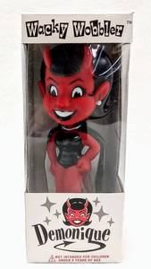 lot 221 image: 2001 - Dominique She Devil Funko Wacky Wobbler Bobblehead in Original Box