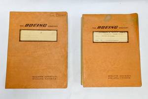 lot 227 image: Lot of 2 1960s The Boeing Company Informational Booklets from Wichita Division, Wichita, Kansas - Structures Design Manual & Stress Memos