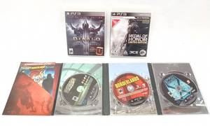 lot 233 image: Lot of 3 PlayStation 3 Games - Borderlands Essentials Collection , Diablo Reaper of the Souls & Metal of Honor Limited Edition
