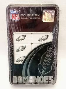 lot 244 image: MasterPieces Philadelphia Eagles - Double Six Collector Edition Dominoes - Sealed