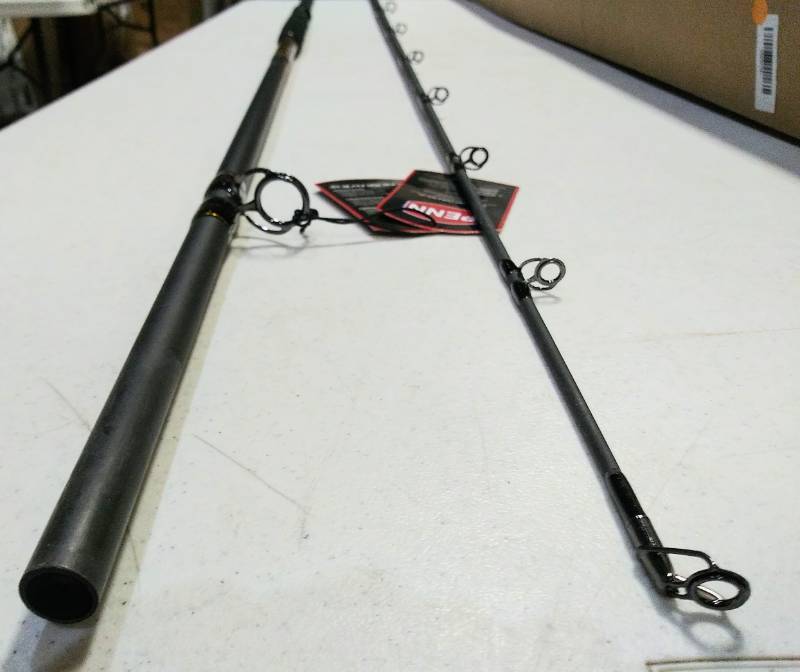 PENN Fishing Squadron III Surf Conventional Fishing Rod, Titanium/Red/Gold,  12' - Heavy - 2pc (SQDSFIII2040C12), Mid-Week Truckload Auction- Fast and  Fun- Double Header Wednesday @ Agent 86!
