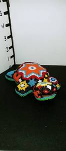 lot 1028 image: Hand beaded Native American turtle statue