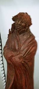 lot 1037 image: Native American clay statue