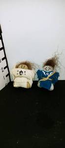 lot 1053 image: Handmade miniature dolls