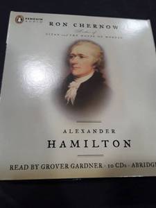lot 1553 image: Audible book. 10 cds on Alexander Hamilton