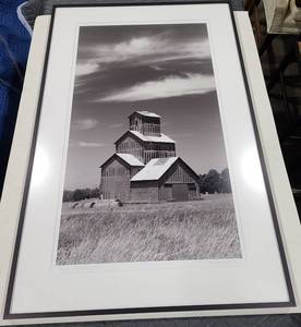 lot 2053 image: Gary Behrens Burns Elevator 1100 framed photo 40 12 x 26 14 x 1 12 in.