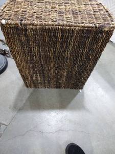 lot 2004 image: Brown colored clothing basket