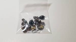 lot 5205 image: Silver Nocturnal Symphony Black Pearl Waterfall Chandelier Earrings (5 mm)