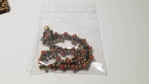 lot 5207 image: Brass Bright Dancer Quartz Anklet