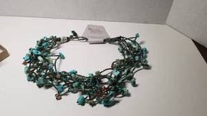 lot 5220 image: Handmade Boho Multi-Strand Necklace