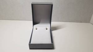 lot 5236 image: Divina 14k Gold 14 TDW Princess-cut Diamond Solitaire Stud Earrings- Retail$268.99