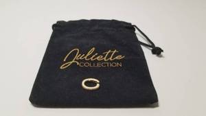 lot 5250 image: 14KT Gold and Diamond Hinged Ear Cuff Fashion Earring- Retail$256.49