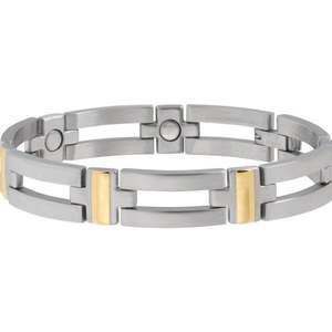 lot 5180 image: Sabona Executive Crossbar Duet Magnetic Bracelet