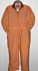 lot 1631 image: C.E. Schmidt Mens Duck Quilt Lined Insulated Coverall - Size M Short