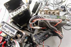 lot 2265 image: Several CB Radios, Antennas, Cords and Parts