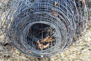 lot 1673 image: (1) Roll of Steel Metal Fencing Mesh