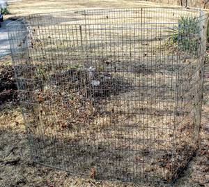 lot 1674 image: 24 x 48 Wire Fence Pet Dog Cat Folding Exercise Yard 8 Panel Metal Play Pen