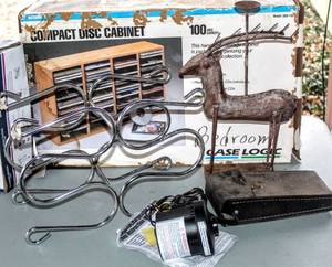 lot 1683 image: Drive Shower Bench, Duracraft Humidifier, Rechargeable Air Pump, Case Logic Cabinet, Wine Holder and more