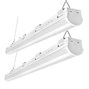 lot 6008 image: FaithSail 8FT LED Shop Lights, 110W Linkable LED Strip Light, 13800LM, 1-10V Dimmable, 5000K, Commercial Grade Big Size 8 Foot Linear Ceiling Lighting Fixtures for Warehouse, Garage, Workshop, 2 Pack
