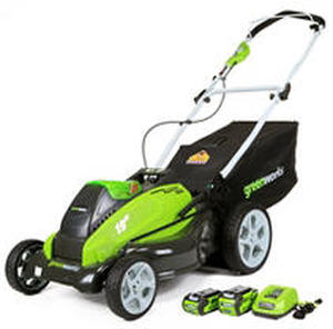 lot 6051 image: Lawn Mower Lawn Mower GreenWorks