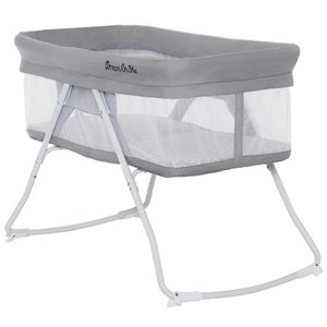 lot 6132 image: Dream On Me Meghan Portable Bassinet in Grey