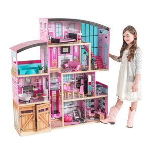 lot 6138 image: KidKraft Shimmer Mansion, dollhouses