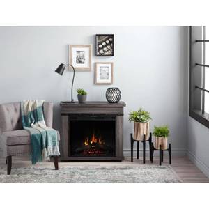lot 6154 image: Morgan Electric Fireplace Mantel by C��, Charcoal Oak