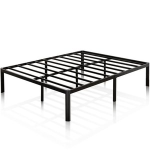 lot 6173 image: Zinus 16 Inch Metal Platform Bed Frame with Steel Slat Support  Mattress Foundation, King