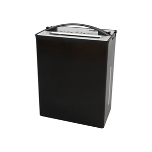 lot 6214 image: Sentinel - Sentinel 10-sheet Microcut Paper Shredder - Black Silver