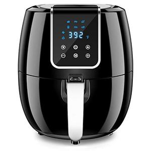lot 6227 image: 6-in-1 7 Quart Air Fryer, 1800-Watt Hot Airfryer Oven with LCD Digital Screen and Temperature Control, ETL Certified