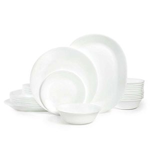 lot 6228 image: Corelle Winter Frost White Dinnerware Set (38-Piece, Service for 12)