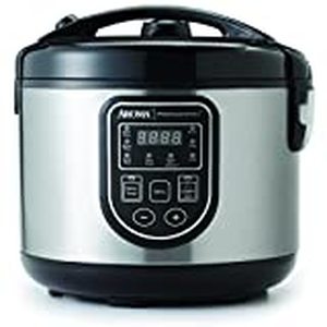 lot 6233 image: Aroma Housewares ARC-980SB Rice CookerMulti Cooker, Black